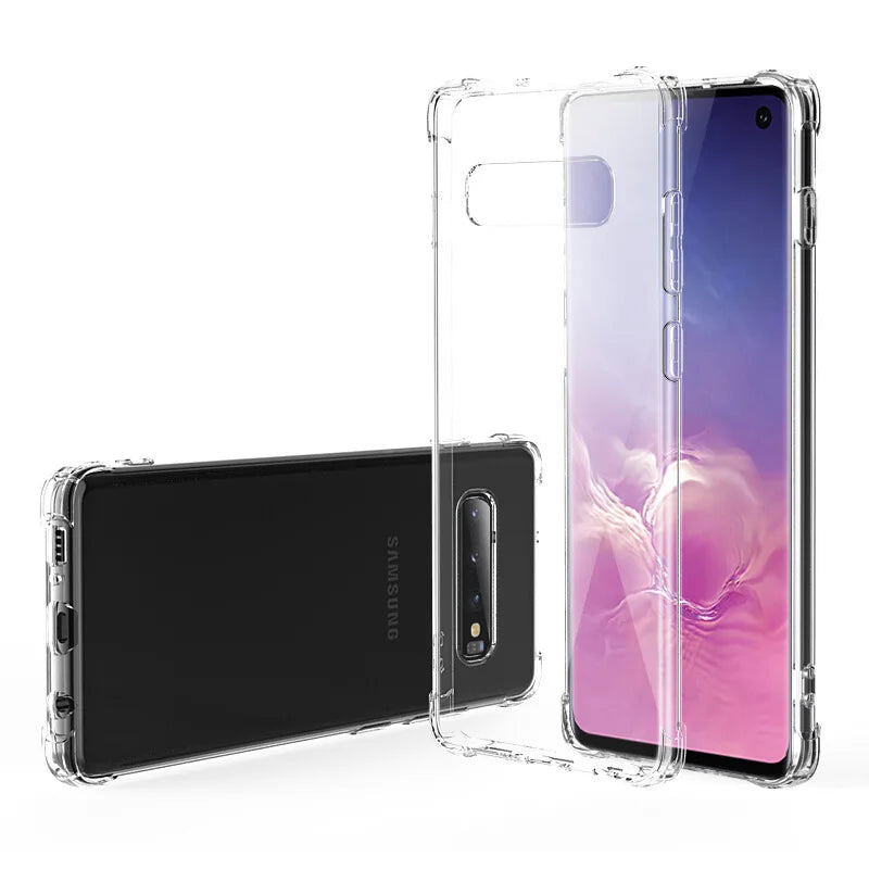 Transparent Airbag Case for Samsung Galaxy S10 Lite Plus 5G Capa S10E S10Lite S10Plus S105G Shockproof Silicone Soft Cover Funda
