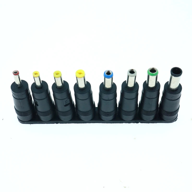8pcs/lot 5.5X2.1mm Male to Female DC Power Adapter Jack Plug laptop adaptor Connector 6.3 6.0 5.5 4.8 4.0 3.5 2.5 2.1 1.7 1.35mm
