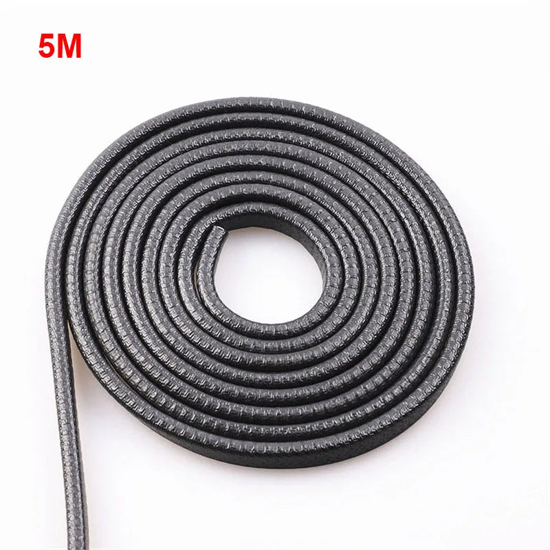 Car Door Protector Edge Scratch Strip Guard Trim Automobile Door Noise Reduction Anti Collision Protection With Steel Carstyling