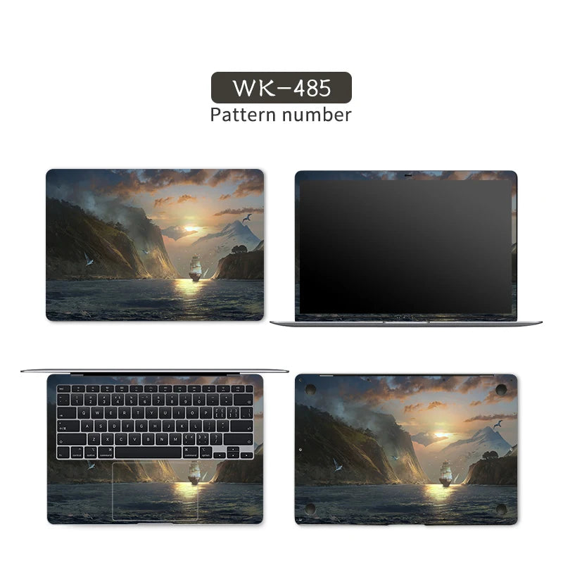 DIY Laptop Skins Stickers Notebook Vinyl Cover Sticker for Acer/Lenovo/HP/Macbook/Msi 11.6"12"13.3"14"15.6"17" Decorate Decal