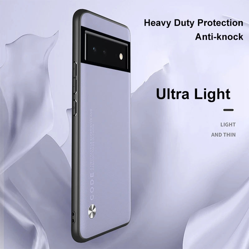 Luxury PU Leather Case For Google Pixel 6 7 8 Pro 7A 6A Back Cover Silicone Protection Phone Case For Google Pixel 7 6 Pro Coque