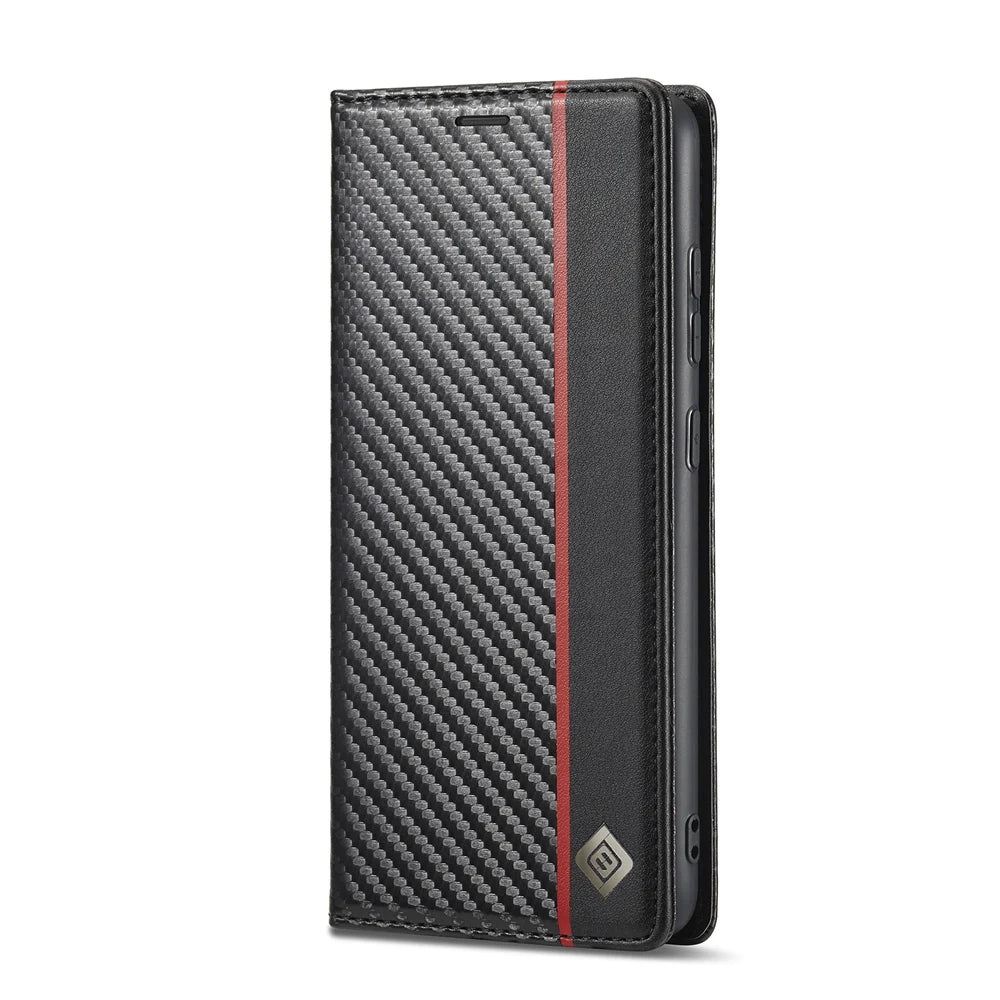 Carbon Fiber Leather Case for Google Pixel 10 9 Pro XL 10A 9A 8 7 6 Pro 7A 10Pro 9Pro Business Flip Cover Card Slot Phone Wallet