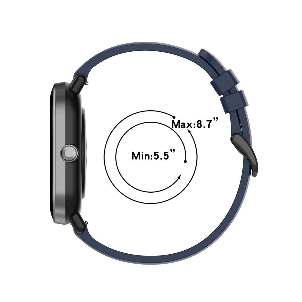 22mm Straps For Umidigi Uwatch 3S 2S 2 Smart Watch band Sport Silicone Wristbands For Umidigi Urun S Belt Accessories Bracelet
