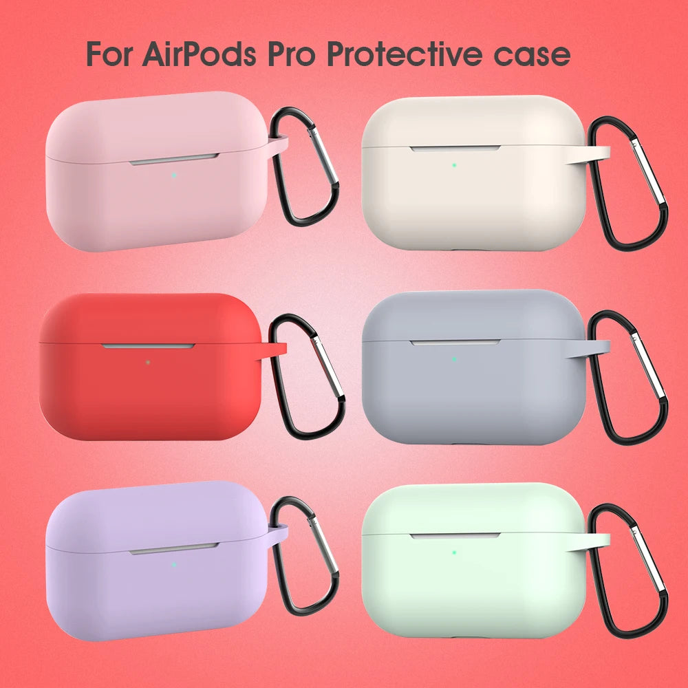 Soft Silicone Cases For Apple Airpods Pro Protective Bluetooth Wireless Earphone Cover For Apple Air Pods Charging Box Bags
