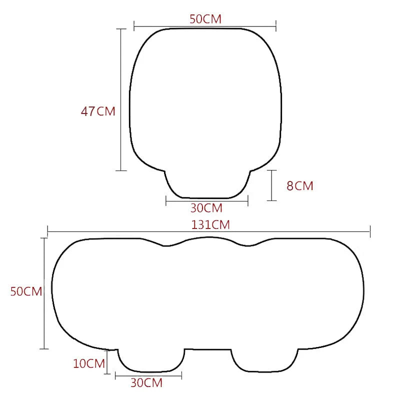 SEAMETAL Soft Car Seat Cover Skin-Friendly Plush Automotive Seat Cushion Anti Slip Auto Seat Protector Universal for Sedan Suv
