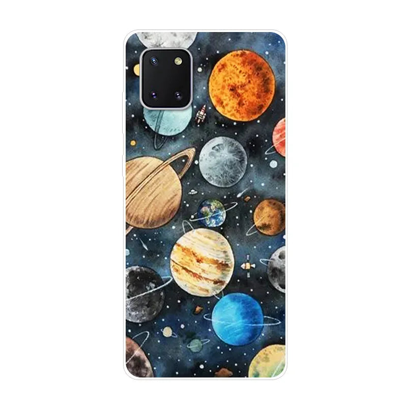 For Samsung Galaxy Note 10 Lite Case Soft Silicone TPU Back Cover For Samsung Note10 Lite 2020 Phone Cases Luxury Coque Shell
