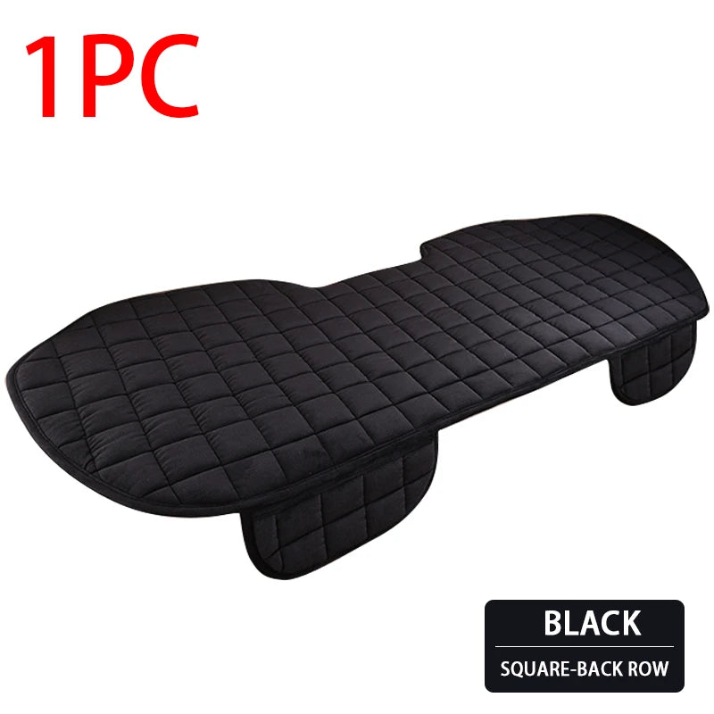 SEAMETAL Soft Car Seat Cover Skin-Friendly Plush Automotive Seat Cushion Anti Slip Auto Seat Protector Universal for Sedan Suv