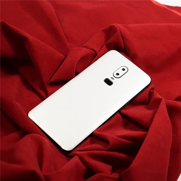 3D Carbon Fiber Skins Film Wrap Skin Phone Back Paste Sticker For OnePlus 7 Pro One Plus 7 1+6T 1+6 Pure Color Matte Film