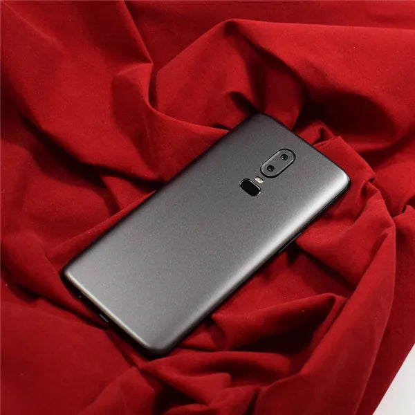3D Carbon Fiber Skins Film Wrap Skin Phone Back Paste Sticker For OnePlus 7 Pro One Plus 7 1+6T 1+6 Pure Color Matte Film