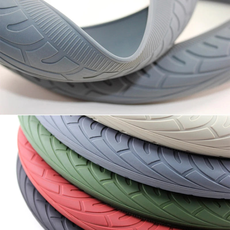 Car Silicone Steering Wheel Case Cover Shell Skidproof Car Accessories For Audi Nissan Peugeot Honda KIA Hyundai LADA BMW Etc.