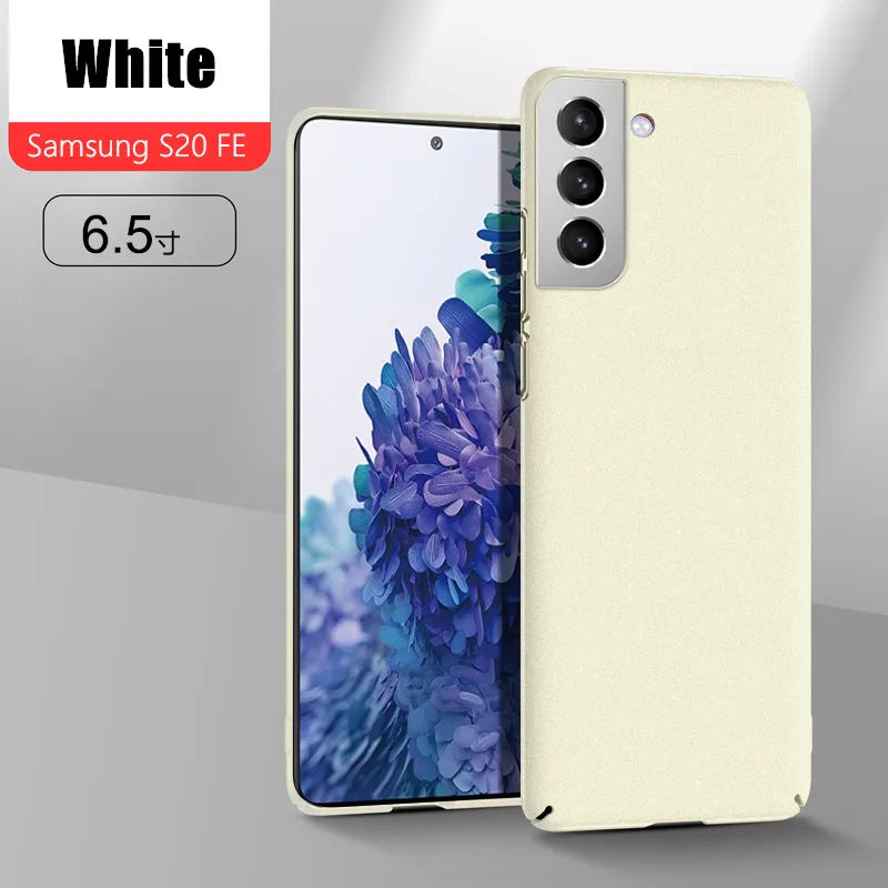 Matte Slim Hard Phone Case For Samsung Galaxy S23 Ultra S22 S21 S20 FE S10 S9 Plus Note 20 10 Pro A53 Frosted Protection Cover