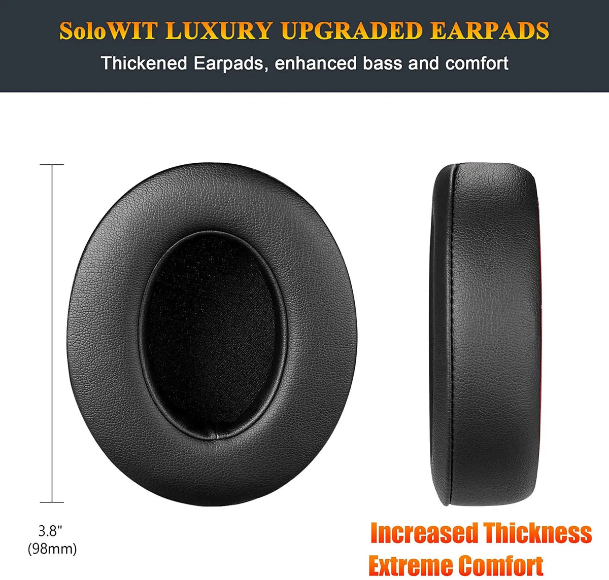 KUTOU Earpads For Beats Studio 3 3.0 Ear Pads Studio3 Headphone Replacement Pads Studio2 Ear Cushions Earpads Headset Foam Pad