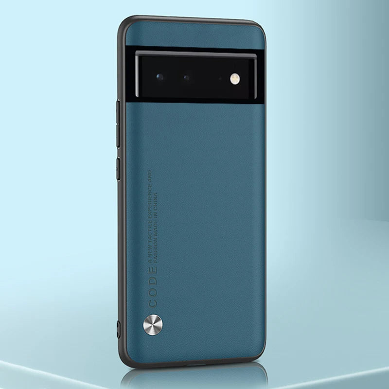 Luxury PU Leather Case For Google Pixel 6 7 8 Pro 7A 6A Back Cover Silicone Protection Phone Case For Google Pixel 7 6 Pro Coque