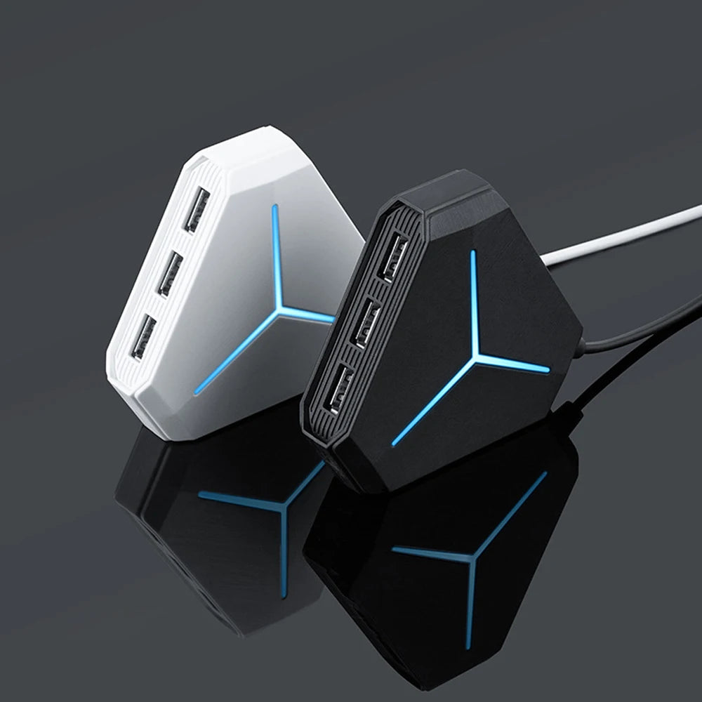 USB Hub USB 3.0 Hub USB Splitter Multi USB 2.0/3.0 Card Reader Headphone Microphone Jack 6 Ports Hub For Desktop PC Notebook