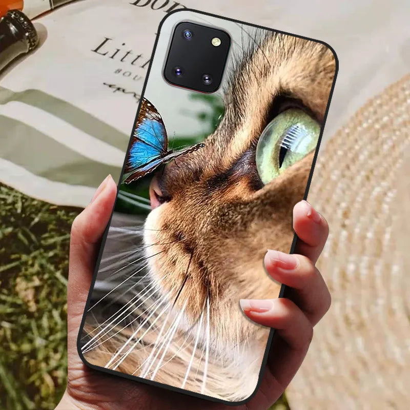 for Samsung Note 10 Lite Case Wolf Cartoon Silicon Soft TPU Back Cover For Samsung Galaxy Note10 Lite S10 Lite Phone Cases