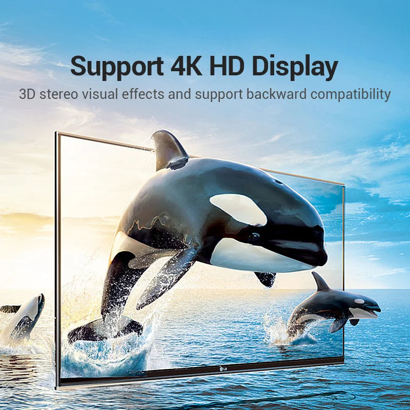 Vention HDMI Adapter 90 270 Degree Right Angle Male to Female Converter 4K HD Connector for HDTV PS4 Lptop TV Box HDMI Extender