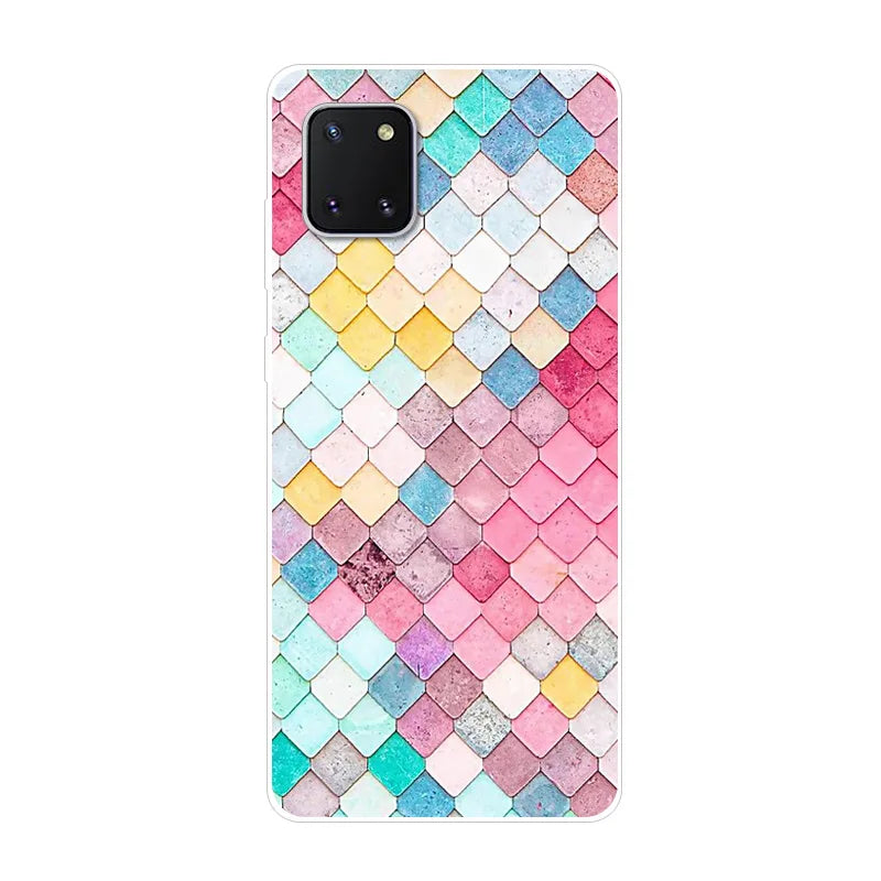 For Samsung Galaxy Note 10 Lite Case Soft Silicone TPU Back Cover For Samsung Note10 Lite 2020 Phone Cases Luxury Coque Shell