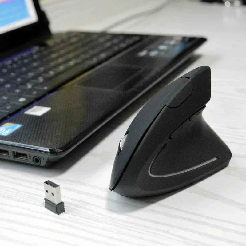 Vertical Wireless Ergonomic Mouse,Dual-Mode Bluetooth/2.4G Rechargeable Silent Optical RGB Gaming Mice For PC Laptop Desktop