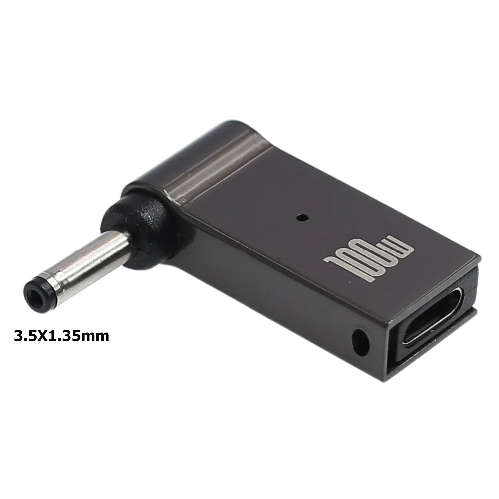 100W USB Type C Fast Charging Adapter Plug Connector Universal USB C Laptop Charger Converter for Dell Asus Hp Acer Lenovo