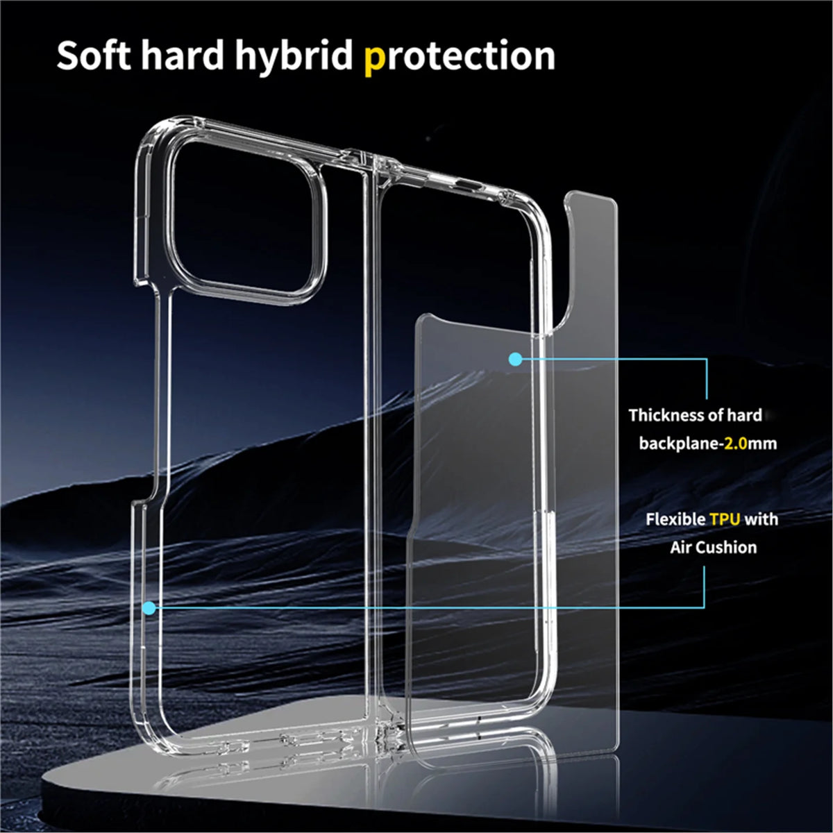 For Google Pixel 11 10 9 Pro Fold Case Simple Transparent Acrylic Flip Skin-Friendly Drop-Proof Cover For Pixel11 Pro fold Funda