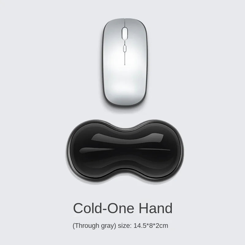 Silicone Keyboard Mouse Wrist Rest Support Ergonomic Wave Hand Pad Cushion Comfortable Soft For Gaming Office PC Computer Laptop