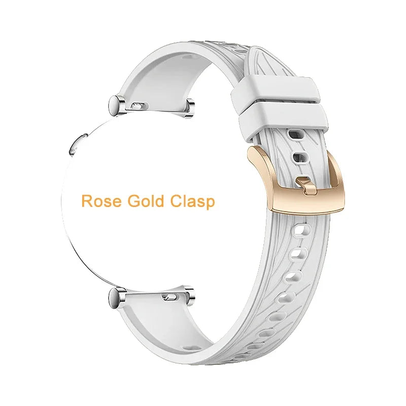18mm Band for Xiaomi S4 41mm Sport Breathable Adjustable Band for Xiaomi S4 41mm Men Women Rubber Accessroeis Watch Strap