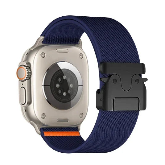Nylon Strap for Apple Watch Ultra 2 Band 49mm 10 9 8 7 45mm 41mm 44mm 46mm 42mm Braided Elastic Bracelet for IWatch Series 6 SE