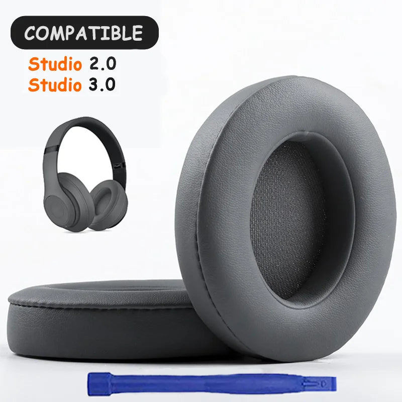 KUTOU Earpads For Beats Studio 3 3.0 Ear Pads Studio3 Headphone Replacement Pads Studio2 Ear Cushions Earpads Headset Foam Pad