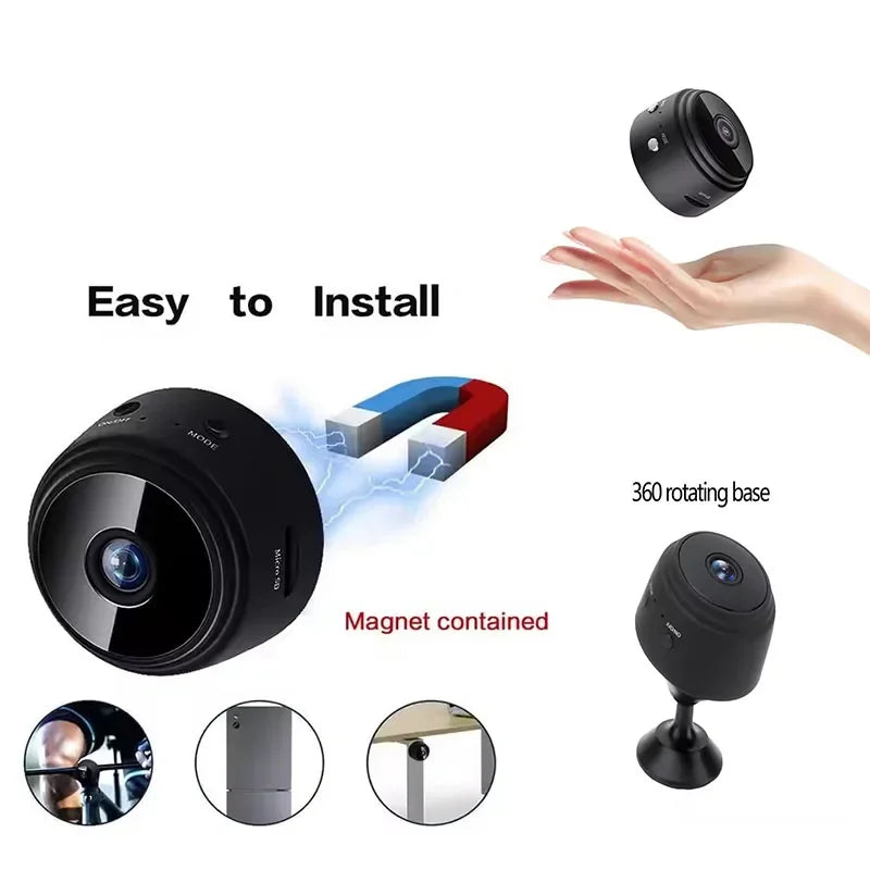 Hot Mini Wireless Surveillance Camera A9 WiFi Security Monitoring Remote Monitor Camera Smart Home Video