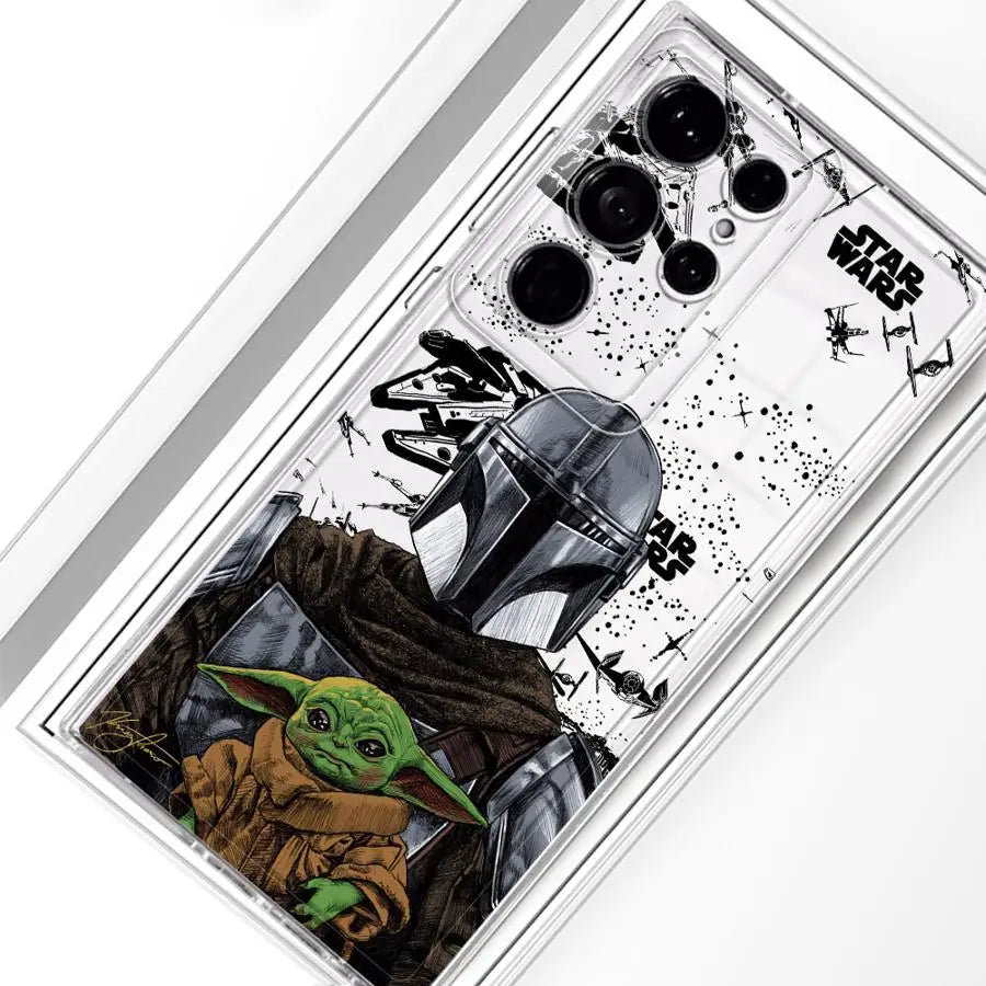 S-Stars Wars Cool Hero Phone Cover Case for Samsung Galaxy S26 S21 S22 FE S25 Edge Note 20 Ultra 10 S20 Plus S23 Ultra S24
