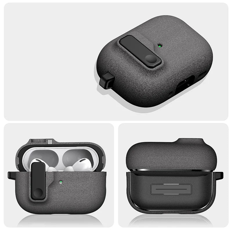 for AirPods 5/4/Pro 2 New Case with Safety Lock Earphone Accessories Full Body Protective Case Cover for AirPods 5/for AirPods 4