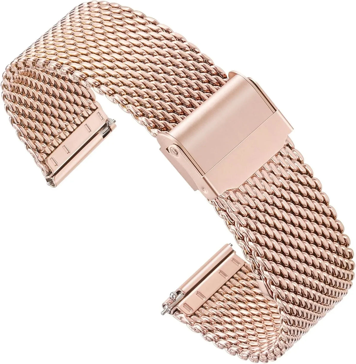 1.0mm Milanese Mesh Watchband Stainless Steel Shark Mesh Watch Strap 18mm 20mm 22mm 24mm Quick Release Bracelets for Seiko Belts