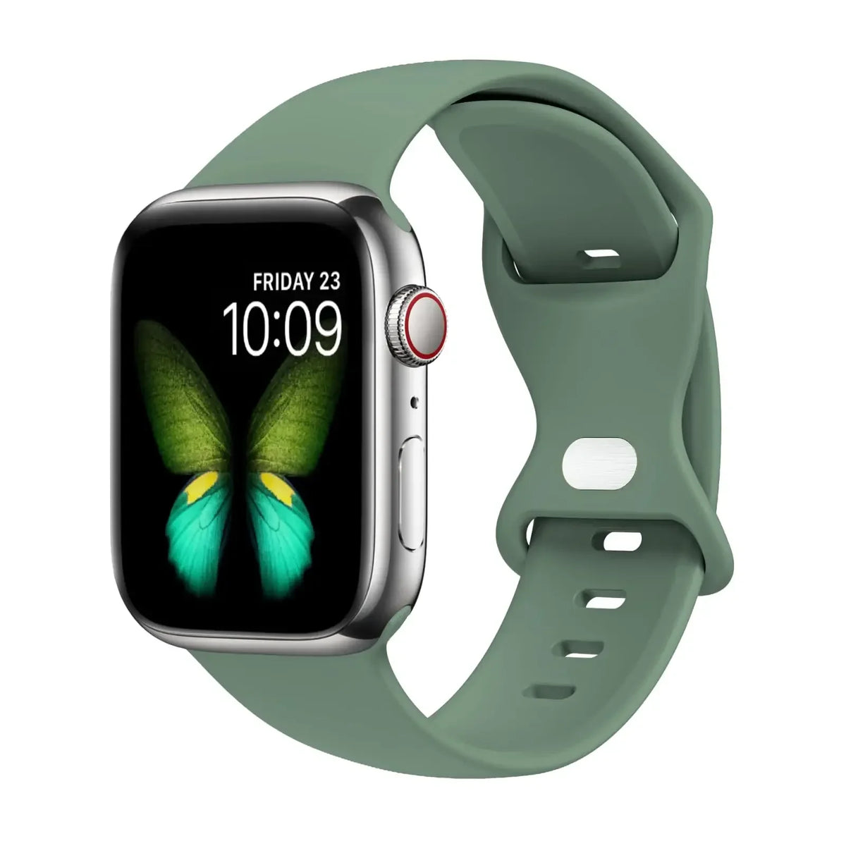 Sport Bands for Apple Watch Strap Ultra SE Series 10 4 3 46mm/38mm/40mm/45mm 49mm 41mm/42mm/44mm Silicone iWatch Band 9 8 7 6 5