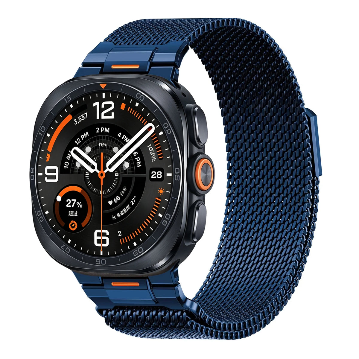 Metal Milanese Loop Band For Samsung Galaxy Watch Ultra 2 Strap 47mm Bracelet Correa Galaxy Watch 9 8 8 Classic 44mm 40mm 46mm