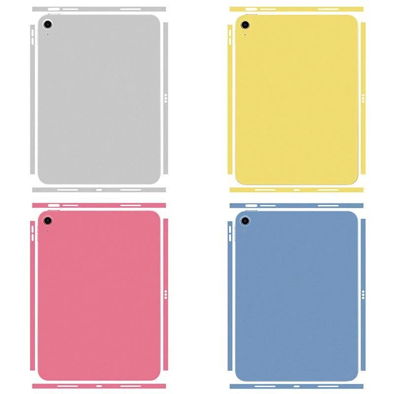 New Sticker For 2022 ipad 10 decal sticker for ipad Pro6 12.9 air5 11 Solid Color Skin