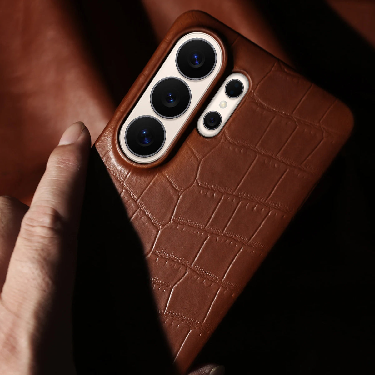 For Magsafe Genuine Leather Case For Samsung Galaxy S26 Ultra S25 FE S24 S23 S22 S26 Plus Phone Back Cover S26Ultra Magnetic