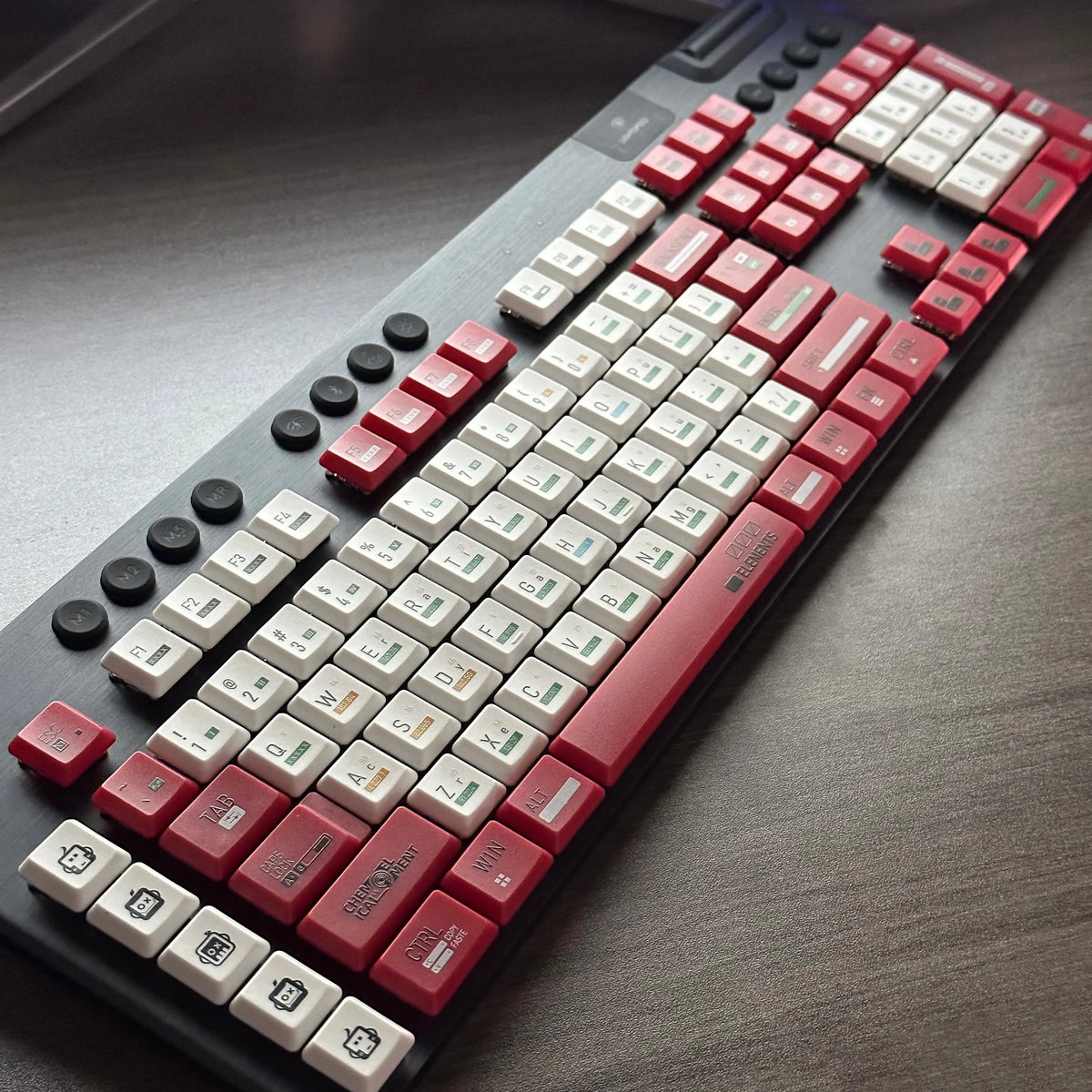 Dazzling Upgrade! G915 Dual-color Keycaps, PBT DIY Keycaps for Logitech G813/G815/G913/G915 TKL RGB Mechanical Gaming Keyboards