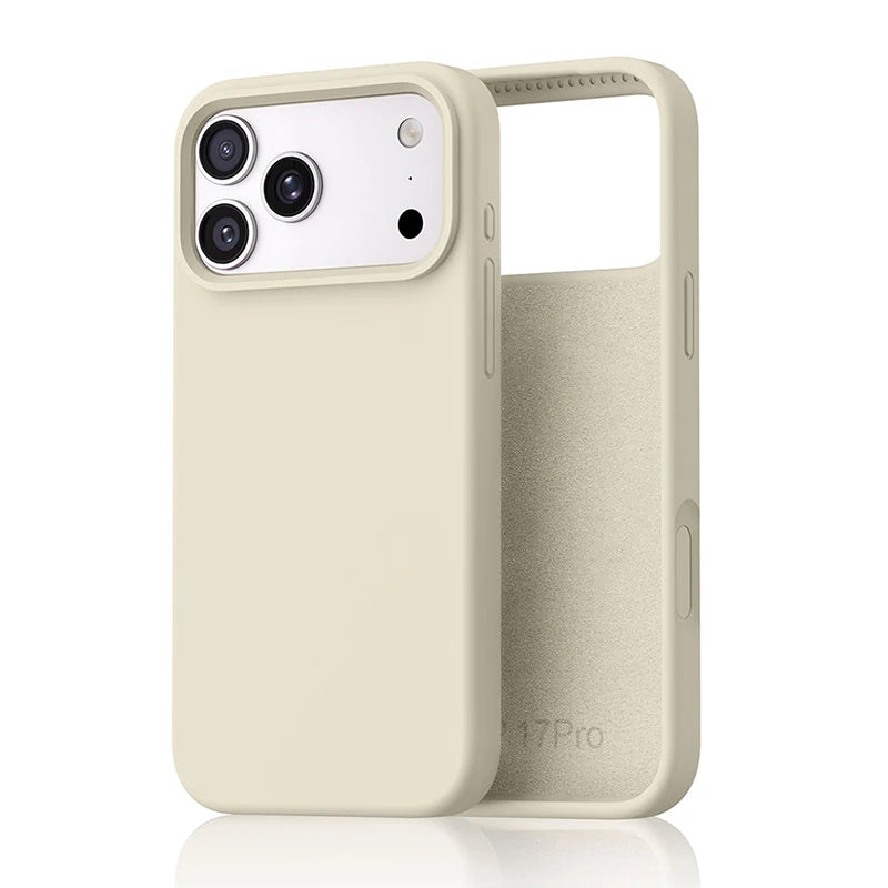 Original Liquid Silicone Phone Case For iPhone 17 16 15 14 Pro Max Ultra Slim Shockproof Cases For iPhone 13 17 Pro Max Cover