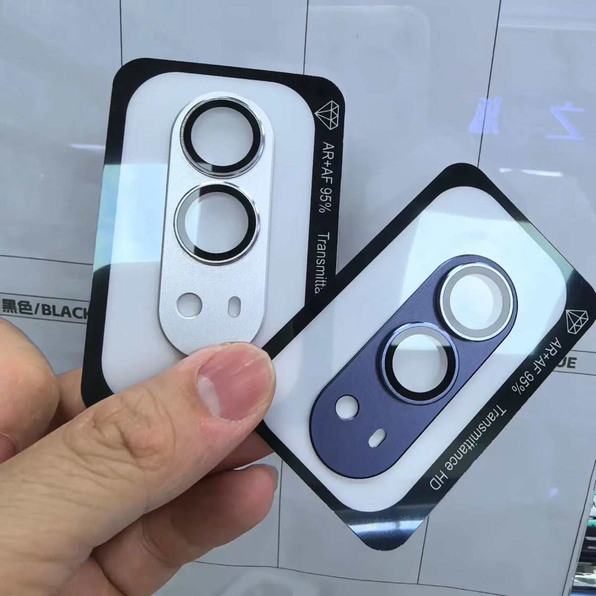 High-End AR&AF Frosted Armor Len1:1 Fit for iPhone Duo Camera Lens Protective Metal Film Tempered Glass Cover for Apple Fold 