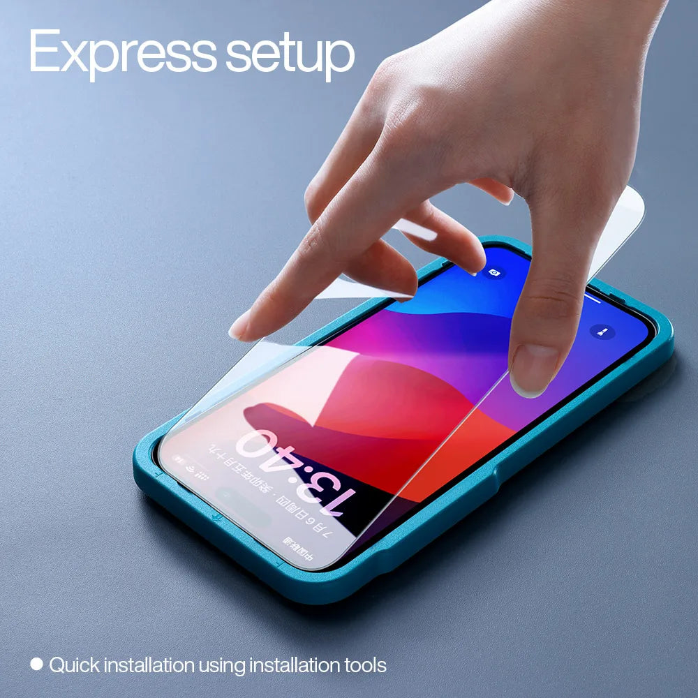 SmartDevil Screen Protector for iPhone 18 Pro Max 17 Pro Max 16 Pro Max 15 14 13 Tempered Glass Non-full Cover HD Front Film