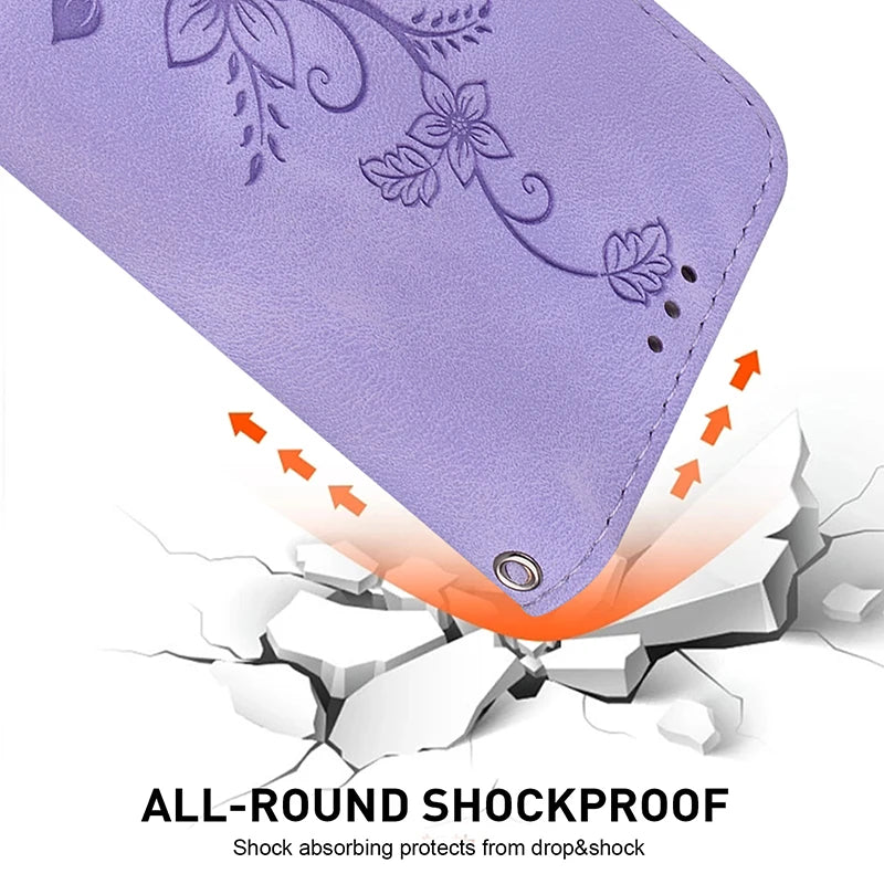 Leather Phone Case For Samsung Galaxy S10 Lite S10 S9 S8 Plus S10e S7 EDGE S6 Wallet Lanyard Cover