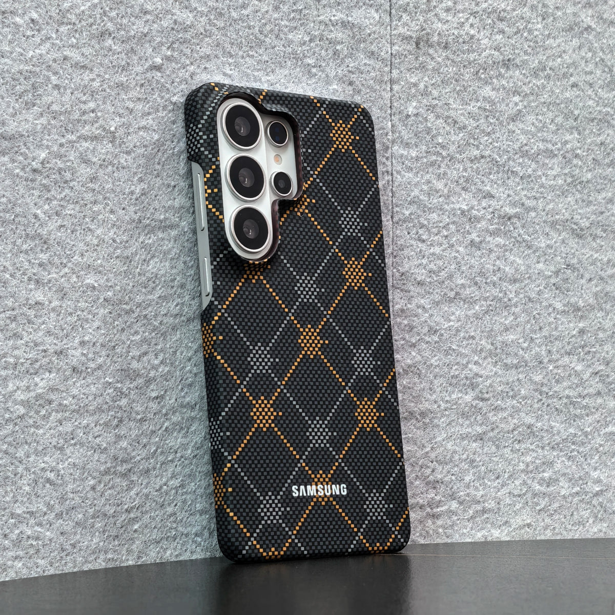 Carbon Fiber Pattern Case For Samsung Galaxy S26 Ultra Plus S25 FE S24 S23 S22 A57 17 56 16 55 15 Magnetic Charger Phone Cover