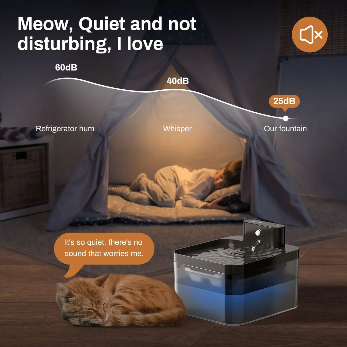 2.2L Wireless Cat Water Fountain Battery & Sensor 2 in 1 Drinking Fountain For Cats Dog Drinker Pet Water Dispenser Accessories