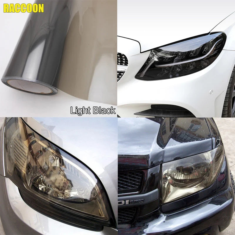 Multiple Color Car Light Headlight Taillight Tint Vinyl Lamp Film Sticker Sheet Color-Change Smoke Matt Rear Fog Sticker