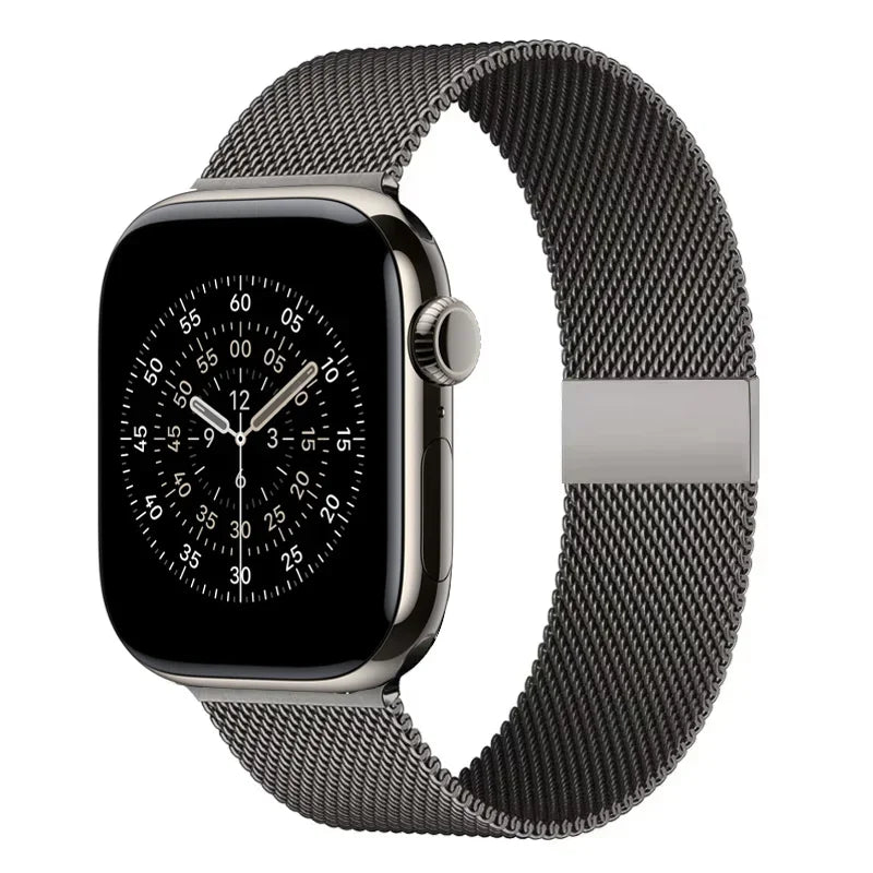 Milanese loop strap For Apple Watch band 11 46mm 44mm 40mm 41mm 42mm 45mm bracelet iwatch series 10 8 7 6 5 4 SE 9 Ultra 3 49mm