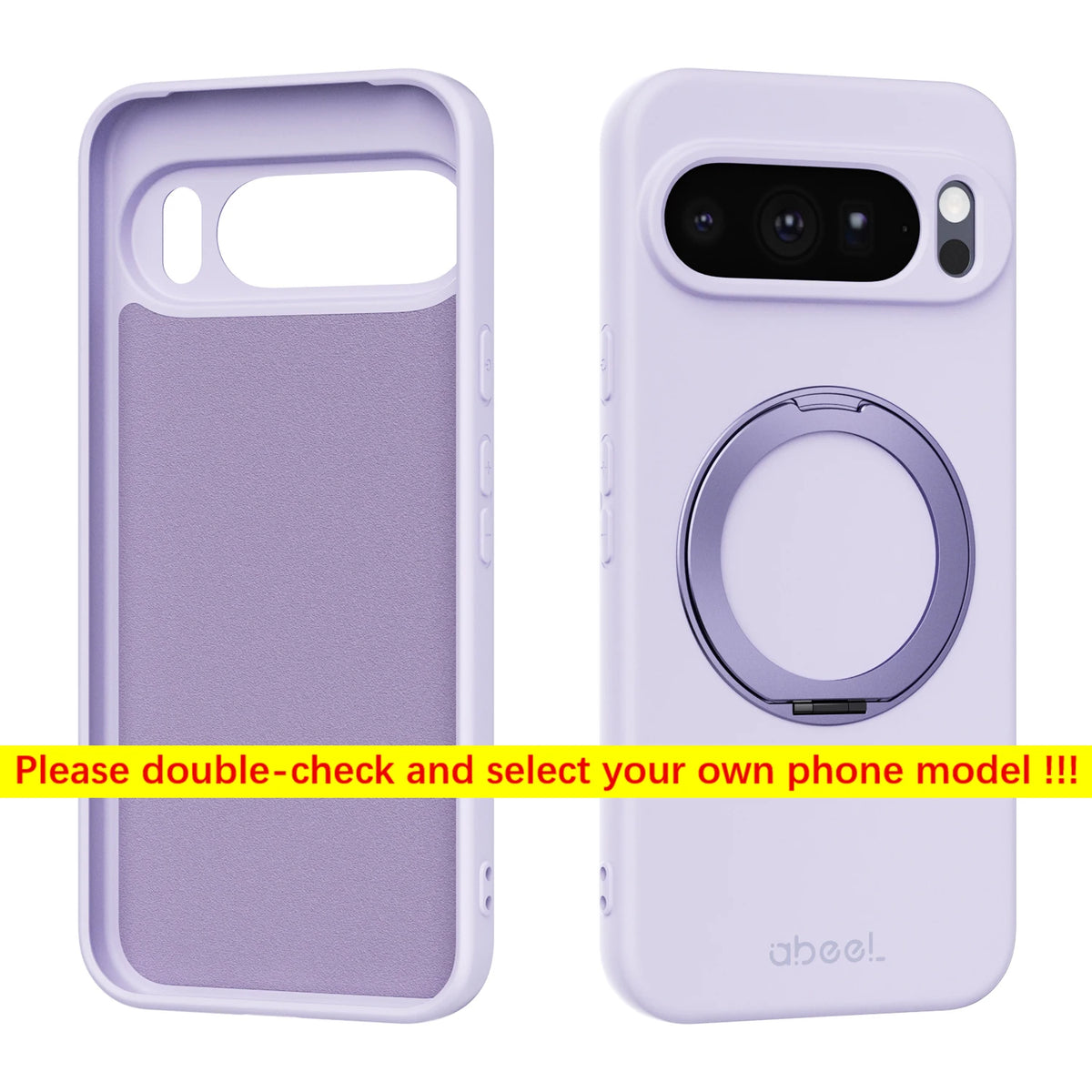 For Google Pixel 11 10 9 Pro XL 10a 9a Phone Case 360° Rotate Magnetic Holder Luxury Skin Friendly Feel Silicone Stand Covers