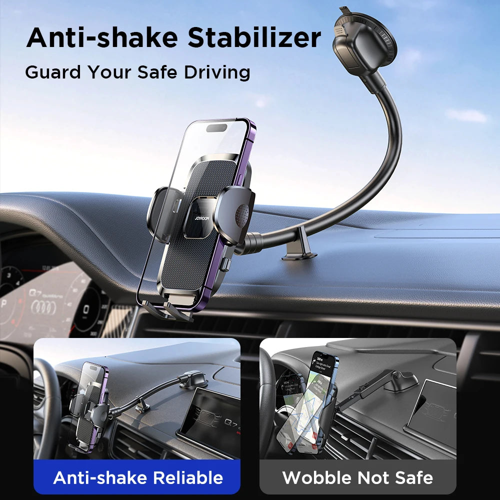Joyroom Car Phone Holder Mount 360° Widest View Universal Handsfree Auto Air Vent Flexible Long Arm Phone Mount JR-ZS259