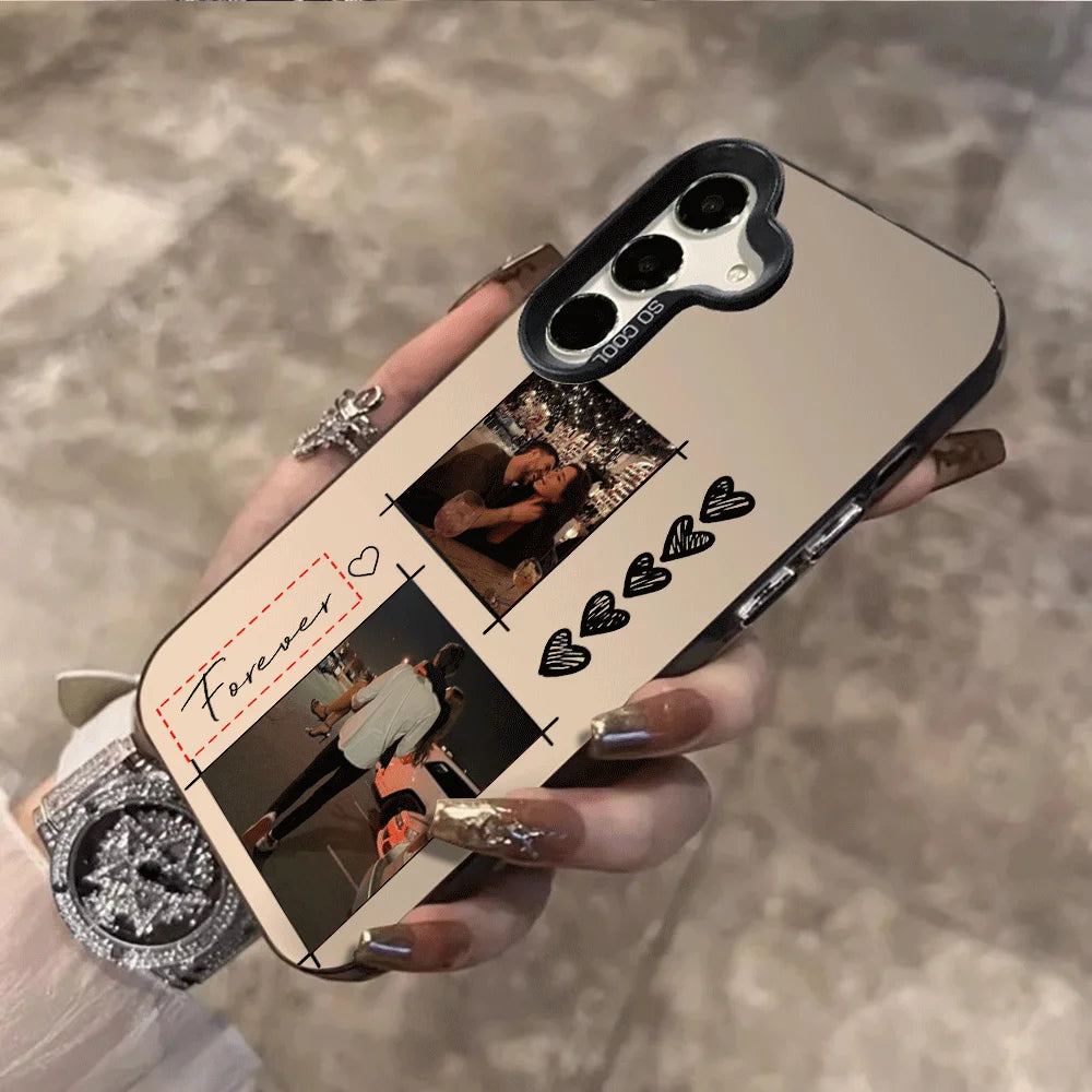 Luxury IMD DIY Name Personalised Photos Customized For Samsung Galaxy S25 S24 S26 Ultra S21 S22 S23 FE A56 A54 A16 A36 5G Cover