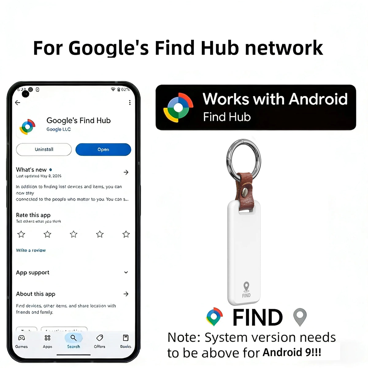 Mini Google Find My Gps Tracker Android Bluetooth Smart Activity Trackers Wearable Devices Android Airtag Smart Locator