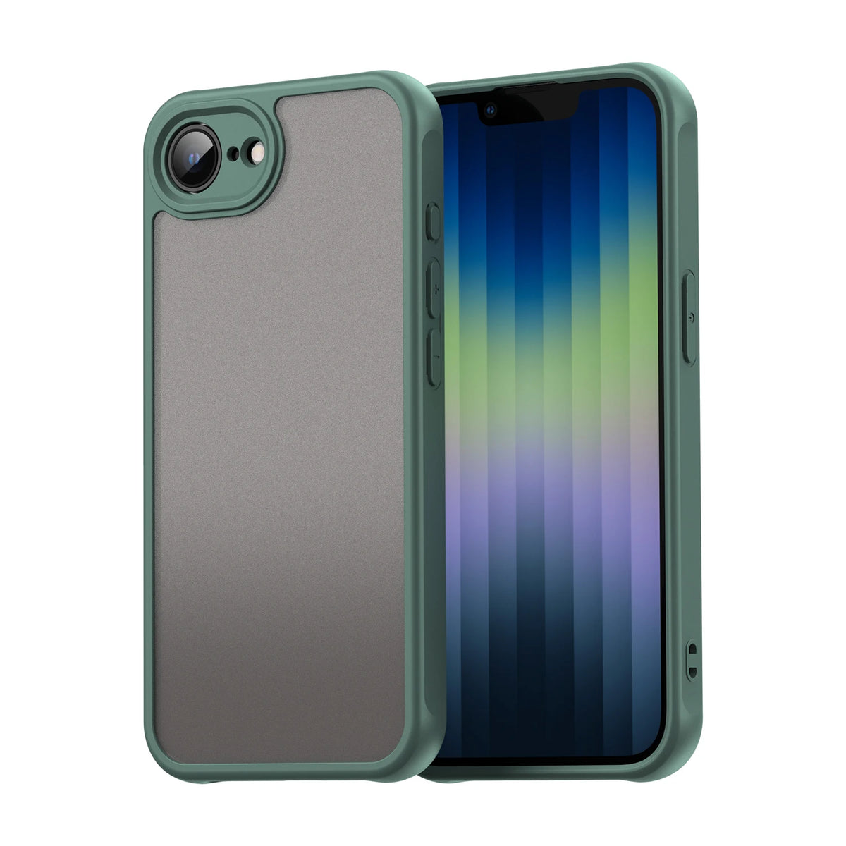 Suitable for iPhone 17e 16e camera full-inclusive protective case fashion translucent hard back soft edge phone case